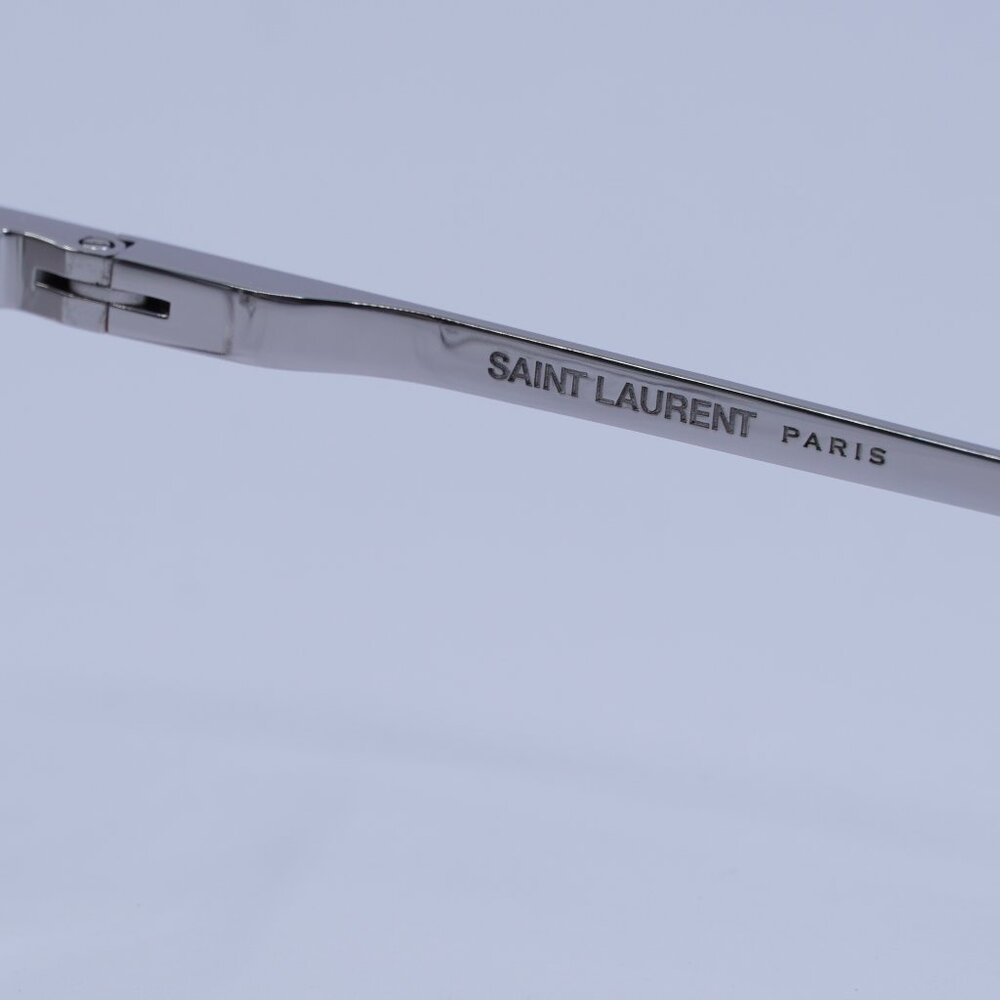 Saint Laurent SL532 005 Eyeglasses Silver 53mm Round Frame - Picture 9 of 11